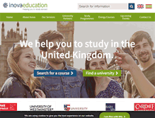 Tablet Screenshot of inovaeducation.com